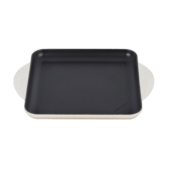 Le Creuset Enameled Cast Iron 9.5 Square Griddle Pan - Oyster