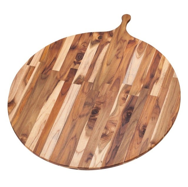 Shiraleah Assorted Set Of 2 Round Montana Wood Cutting Boards, Natural